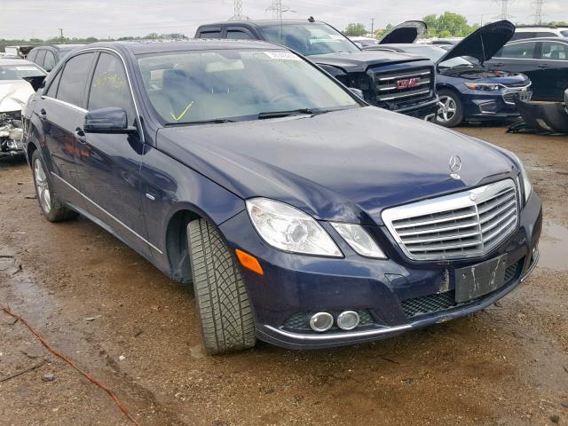 WDDHF2EB9BA473695 - 2011 MERCEDES-BENZ E 350 BLUE BLUE photo 1