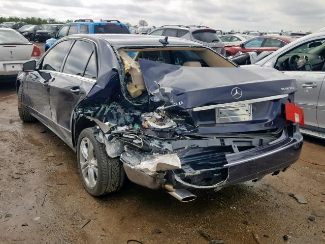 WDDHF2EB9BA473695 - 2011 MERCEDES-BENZ E 350 BLUE BLUE photo 3