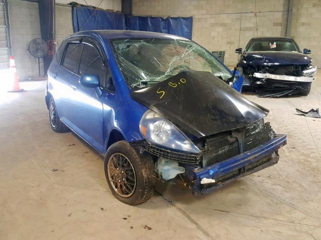 JHMGD38437S016069 - 2007 HONDA FIT BLUE photo 1