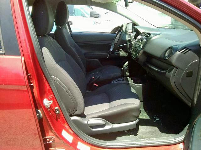 ML32A3HJ9FH040255 - 2015 MITSUBISHI MIRAGE DE RED photo 5