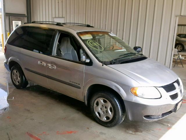 1B4GP25371B156015 - 2001 DODGE CARAVAN SE SILVER photo 1