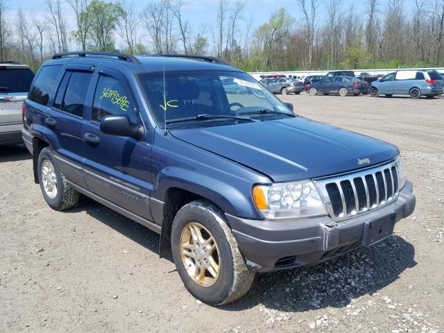 1J4GW48S32C262844 - 2002 JEEP GRAND CHER BLUE photo 1