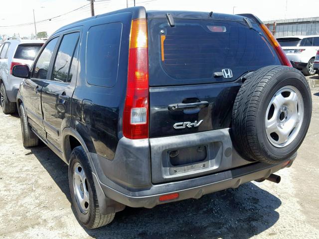 SHSRD68482U000878 - 2002 HONDA CR-V LX BLACK photo 3