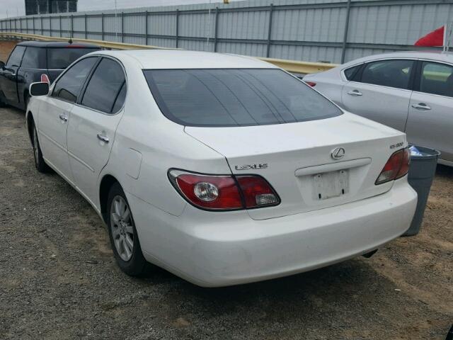 JTHBF30G836002987 - 2003 LEXUS ES 300 WHITE photo 3