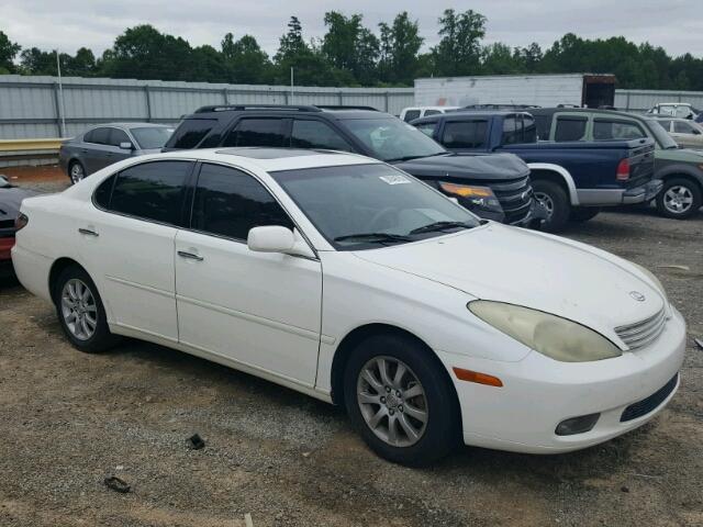 JTHBF30G836002987 - 2003 LEXUS ES 300 WHITE photo 9