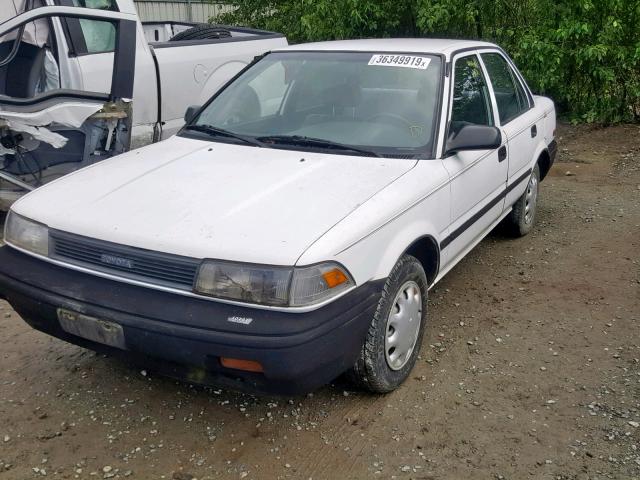 JT2AE94A4L3351261 - 1990 TOYOTA COROLLA DL WHITE photo 2