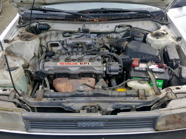 JT2AE94A4L3351261 - 1990 TOYOTA COROLLA DL WHITE photo 7