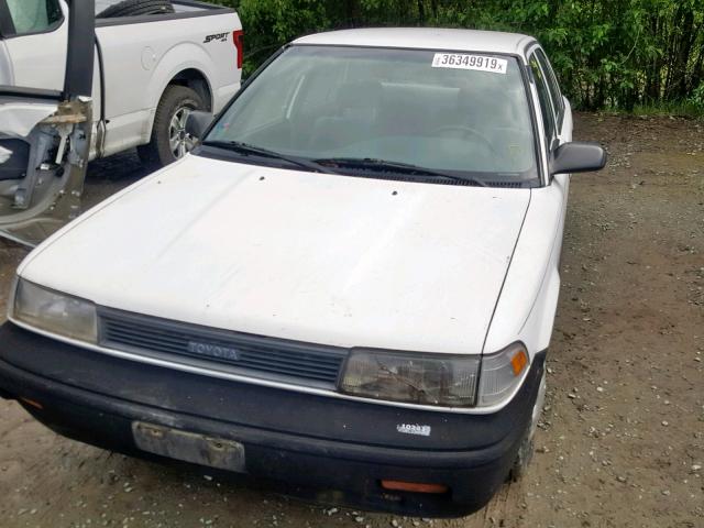 JT2AE94A4L3351261 - 1990 TOYOTA COROLLA DL WHITE photo 9