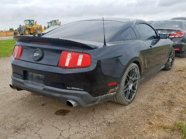 1ZVBP8CF5C5274365 - 2012 FORD MUSTANG GT BLACK photo 4