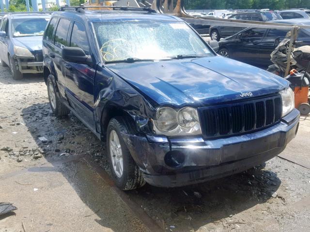 1J4GR48K76C242481 - 2006 JEEP GRAND CHER BLUE photo 1