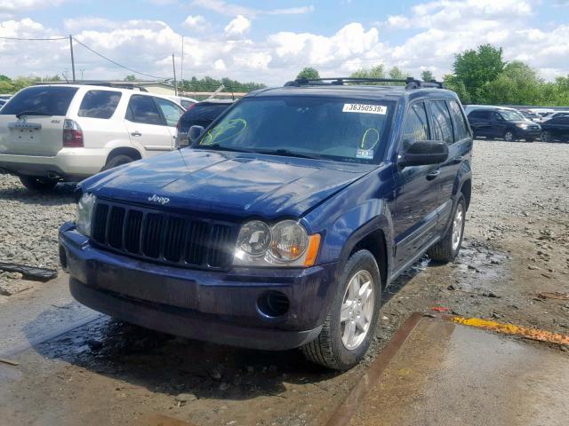 1J4GR48K76C242481 - 2006 JEEP GRAND CHER BLUE photo 2