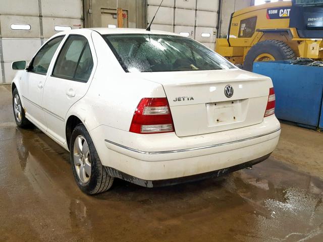 3VWSK69M64M056732 - 2004 VOLKSWAGEN JETTA GLS WHITE photo 3