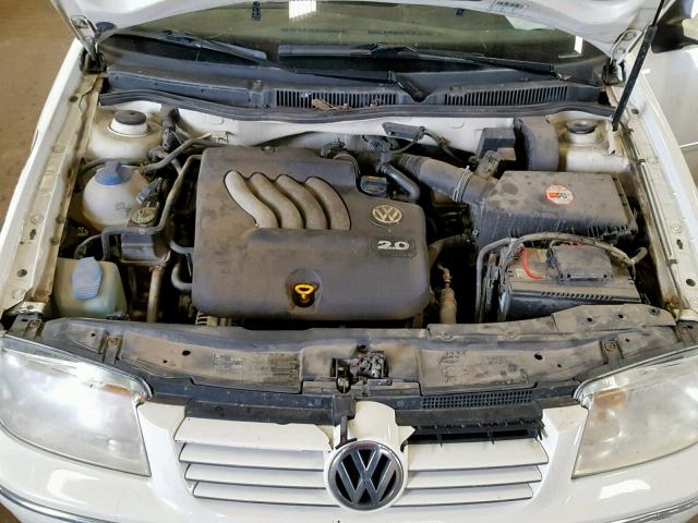 3VWSK69M64M056732 - 2004 VOLKSWAGEN JETTA GLS WHITE photo 7