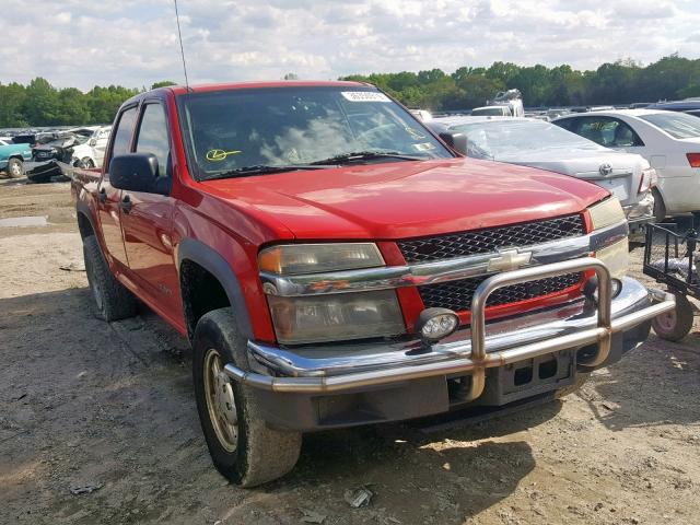 1GCDT136258100138 - 2005 CHEVROLET COLORADO RED photo 1