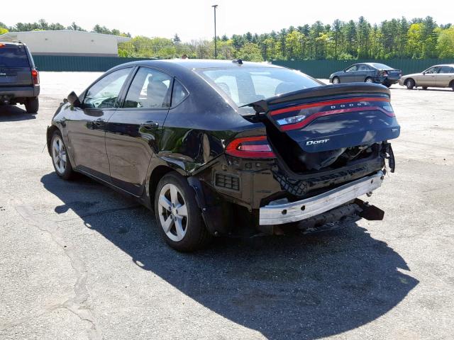 1C3CDFBB7GD591616 - 2016 DODGE DART SXT BLACK photo 3