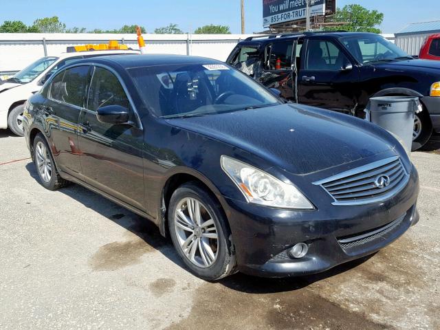 JN1CV6AR5AM251575 - 2010 INFINITI G37 BLACK photo 1