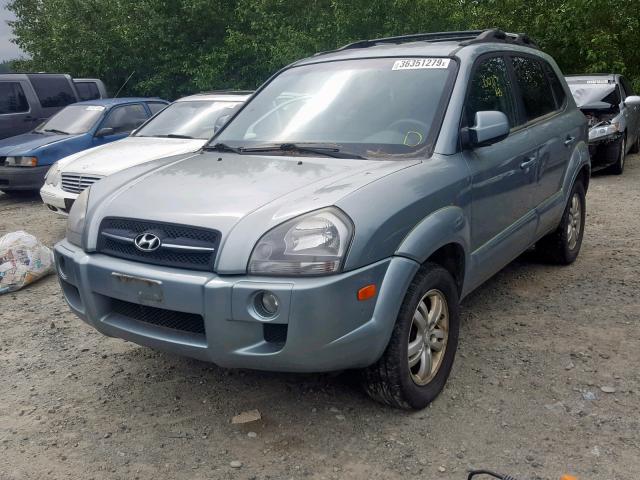 KM8JN72D16U437436 - 2006 HYUNDAI TUCSON GLS GRAY photo 2