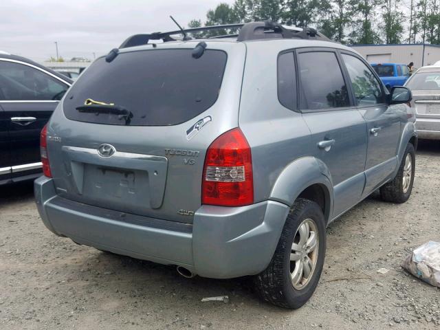 KM8JN72D16U437436 - 2006 HYUNDAI TUCSON GLS GRAY photo 4