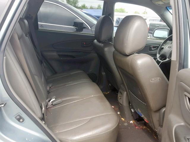 KM8JN72D16U437436 - 2006 HYUNDAI TUCSON GLS GRAY photo 6