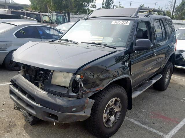 5N1ED28Y8YC578840 - 2000 NISSAN XTERRA XE BLACK photo 2