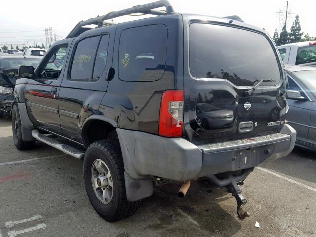 5N1ED28Y8YC578840 - 2000 NISSAN XTERRA XE BLACK photo 3