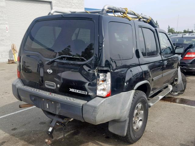 5N1ED28Y8YC578840 - 2000 NISSAN XTERRA XE BLACK photo 4