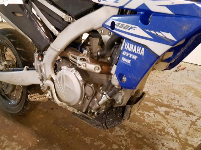 JYACJ1937JA000095 - 2018 YAMAHA WR450 F BLUE photo 9