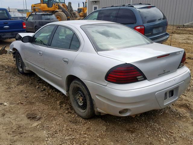 1G2NE52E05M161790 - 2005 PONTIAC GRAND AM S SILVER photo 3