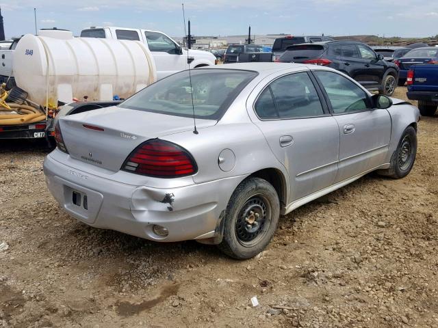 1G2NE52E05M161790 - 2005 PONTIAC GRAND AM S SILVER photo 4