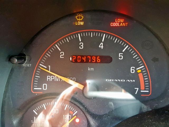 1G2NE52E05M161790 - 2005 PONTIAC GRAND AM S SILVER photo 8