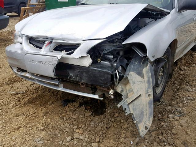 1G2NE52E05M161790 - 2005 PONTIAC GRAND AM S SILVER photo 9