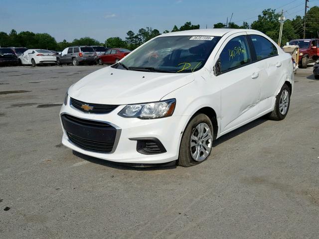 1G1JB5SH3H4153676 - 2017 CHEVROLET SONIC LS WHITE photo 2