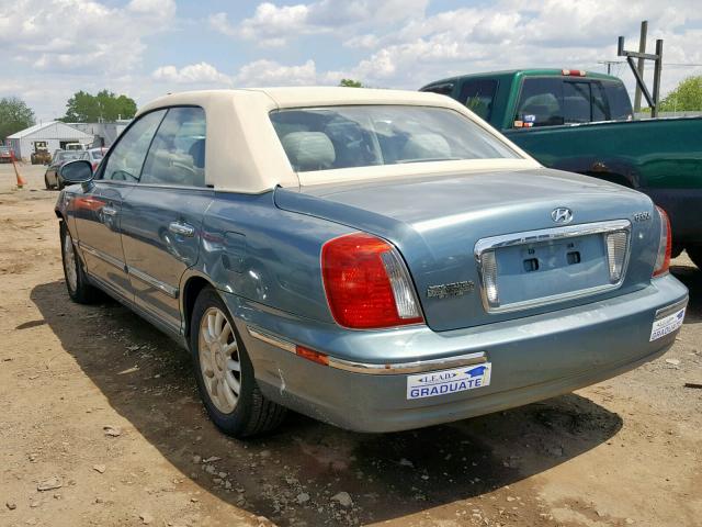 KMHFU45E74A358685 - 2004 HYUNDAI XG 350 BLUE photo 3