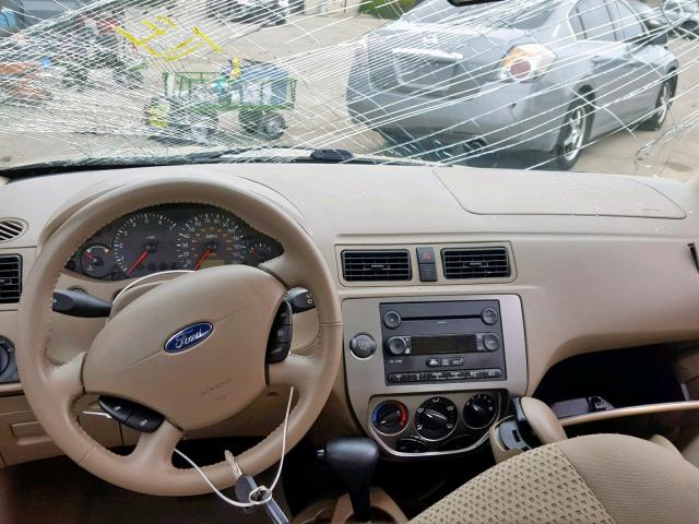 1FAHP34N57W327500 - 2007 FORD FOCUS ZX4 TAN photo 9