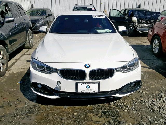WBA3T1C52GP823464 - 2016 BMW 428 XI SUL WHITE photo 9