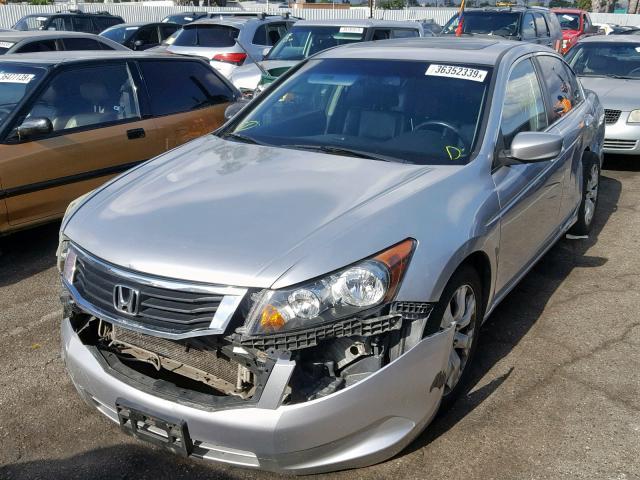 1HGCP26878A085427 - 2008 HONDA ACCORD EXL SILVER photo 2