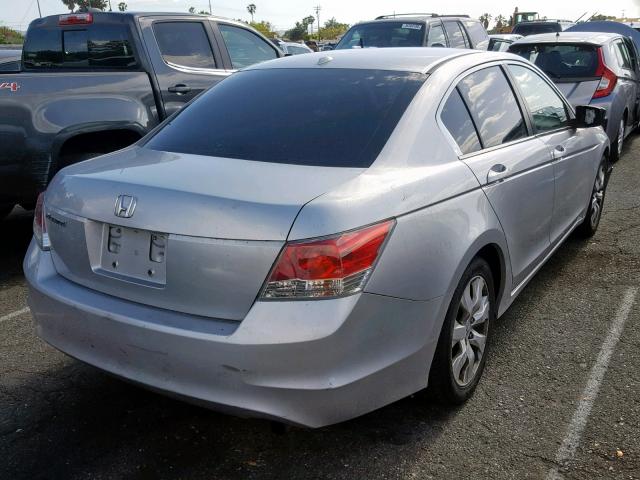 1HGCP26878A085427 - 2008 HONDA ACCORD EXL SILVER photo 4