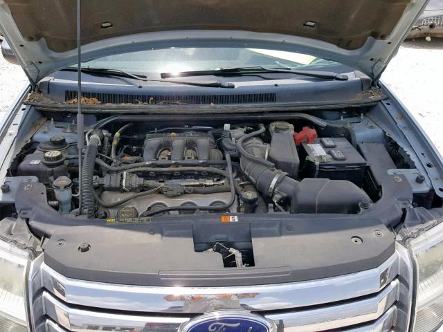 1FMDK03W08GA07587 - 2008 FORD TAURUS X L BLUE photo 7