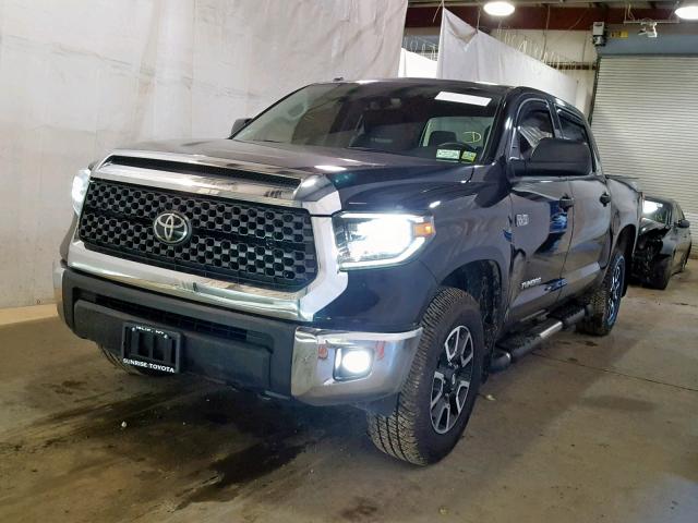 5TFDY5F13KX800115 - 2019 TOYOTA TUNDRA CRE BLACK photo 2