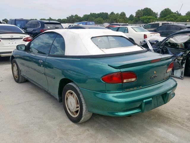 4G1JF32T9VB106512 - 1997 CHEVROLET CAVALIER L GREEN photo 3