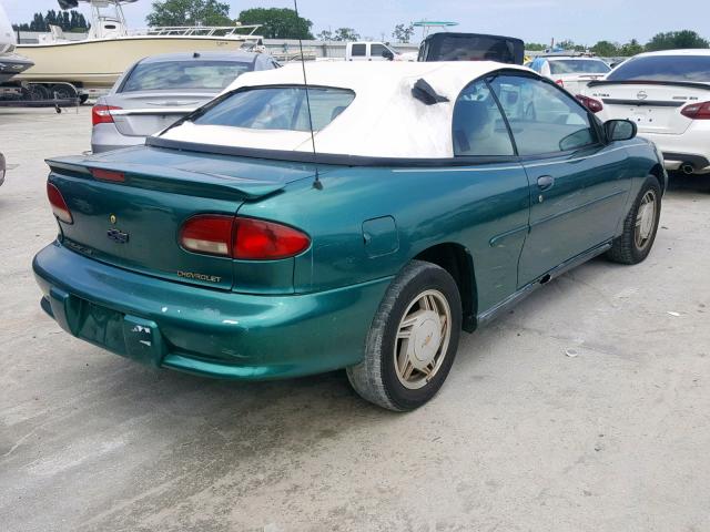 4G1JF32T9VB106512 - 1997 CHEVROLET CAVALIER L GREEN photo 4