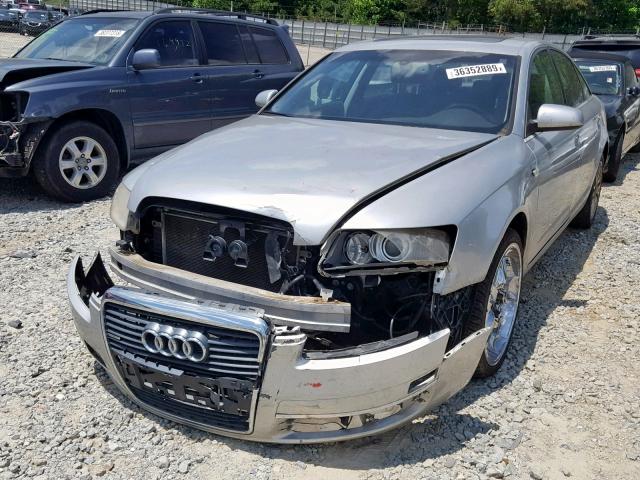 WAUDH74F96N101645 - 2006 AUDI A6 3.2 QUA SILVER photo 2