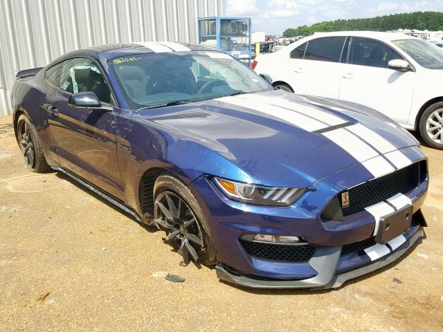 1FA6P8JZ1J5501927 - 2018 FORD MUSTANG SH BLUE photo 1