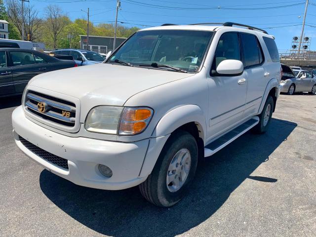 5TDBT48A52S096468 - 2002 TOYOTA SEQUOIA LI WHITE photo 2