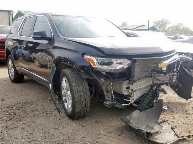 1GNEVKKWXJJ135798 - 2018 CHEVROLET TRAVERSE H BLACK photo 1