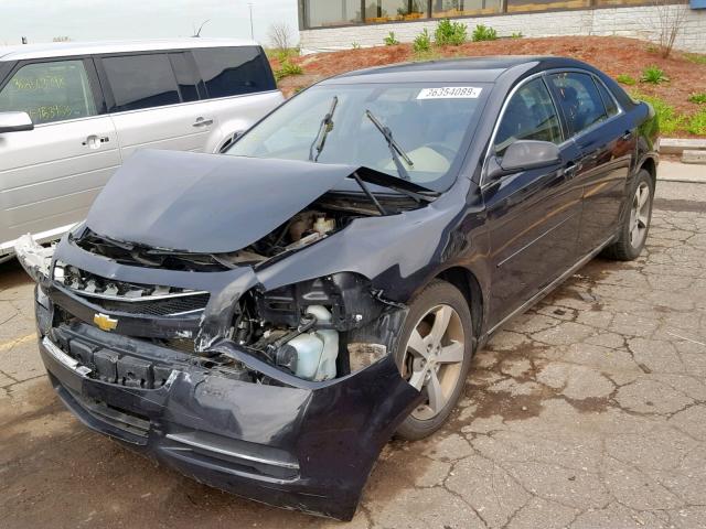 1G1ZC5E15BF306259 - 2011 CHEVROLET MALIBU 1LT 黑色 照片 2