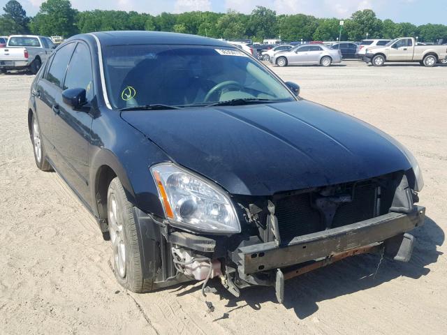 1N4BA41E27C860519 - 2007 NISSAN MAXIMA SE BLACK photo 1