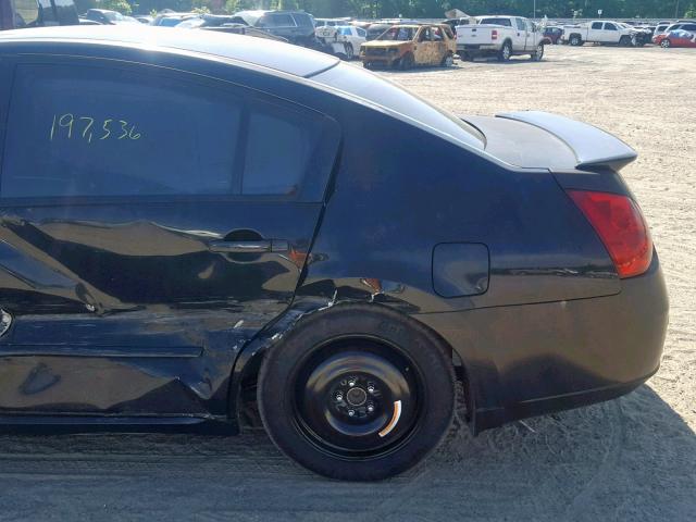 1N4BA41E27C860519 - 2007 NISSAN MAXIMA SE BLACK photo 10