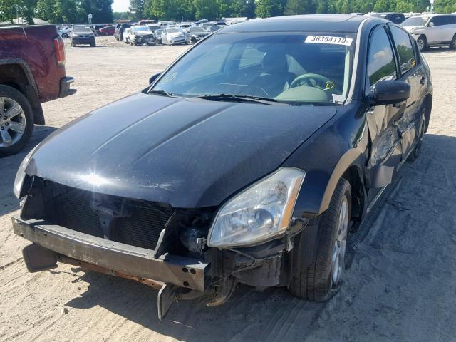 1N4BA41E27C860519 - 2007 NISSAN MAXIMA SE BLACK photo 2