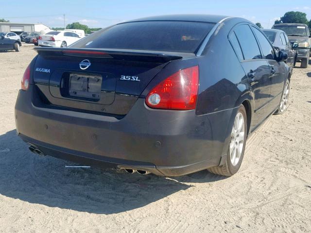 1N4BA41E27C860519 - 2007 NISSAN MAXIMA SE BLACK photo 4